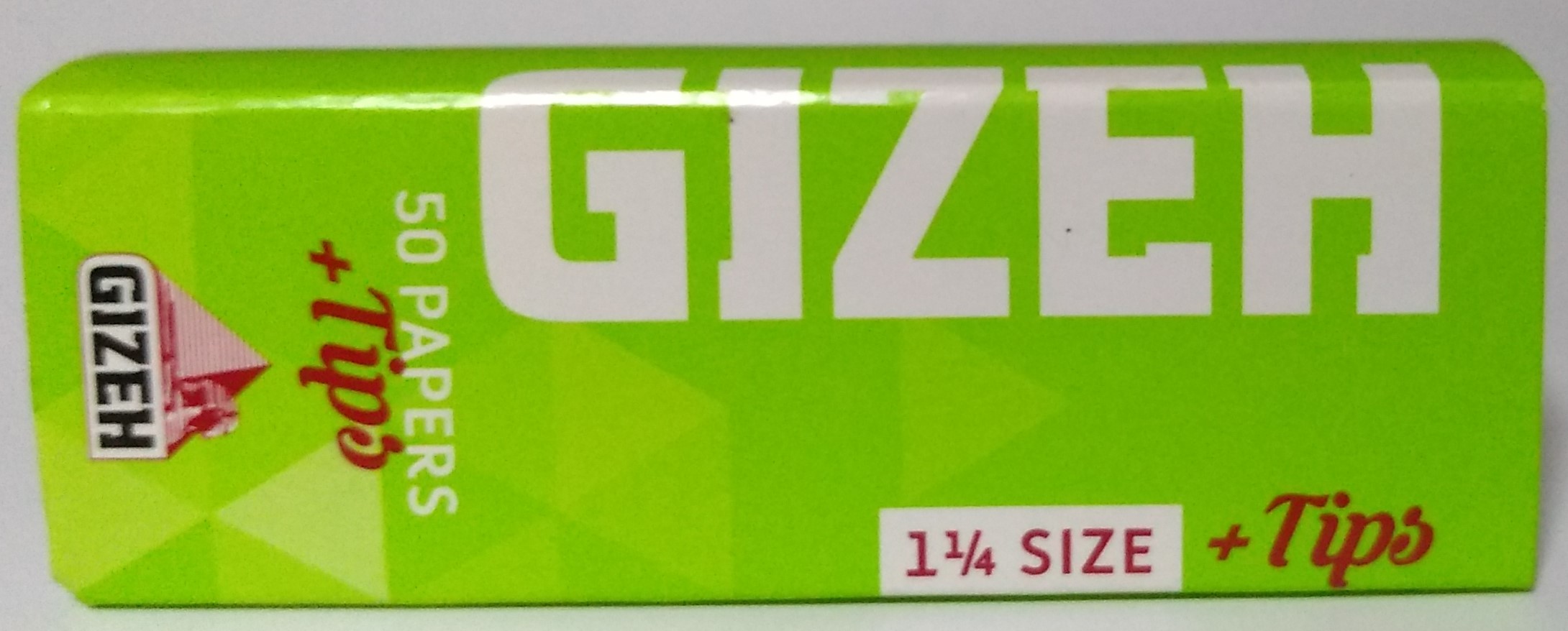 Papel Gizeh Verde Com Filter tips 1.1/4