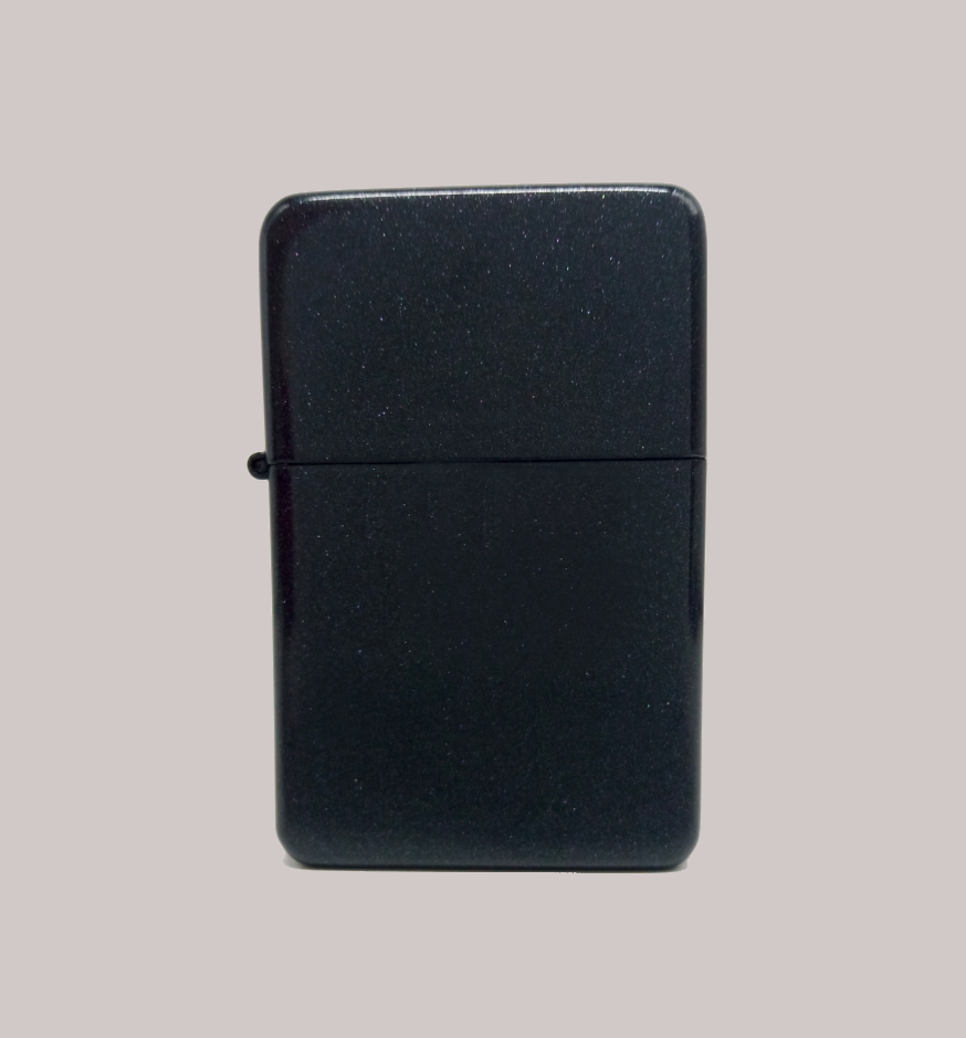 Tipo Zippo Preto Brilhoso