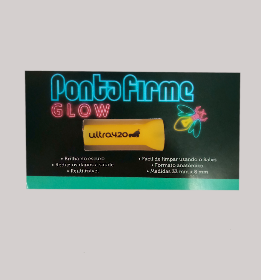 Piteira Ponta Firme Silicone Laranja