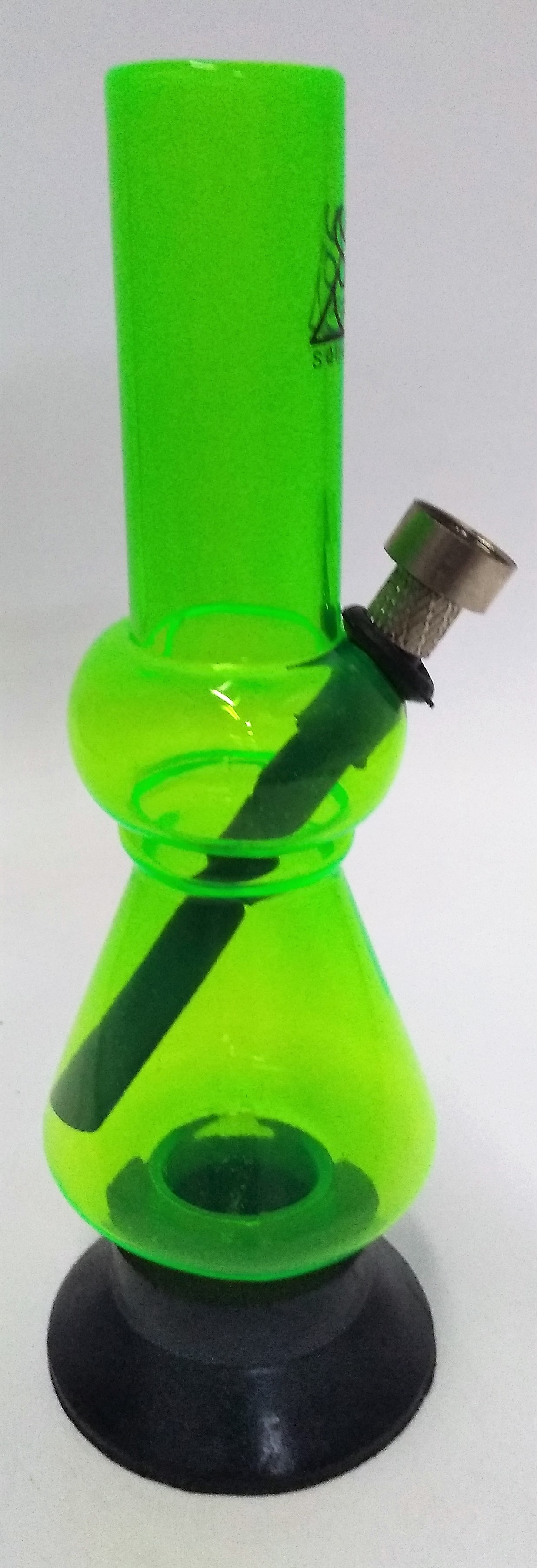 Bong Acrílico Pequeno Verde  02