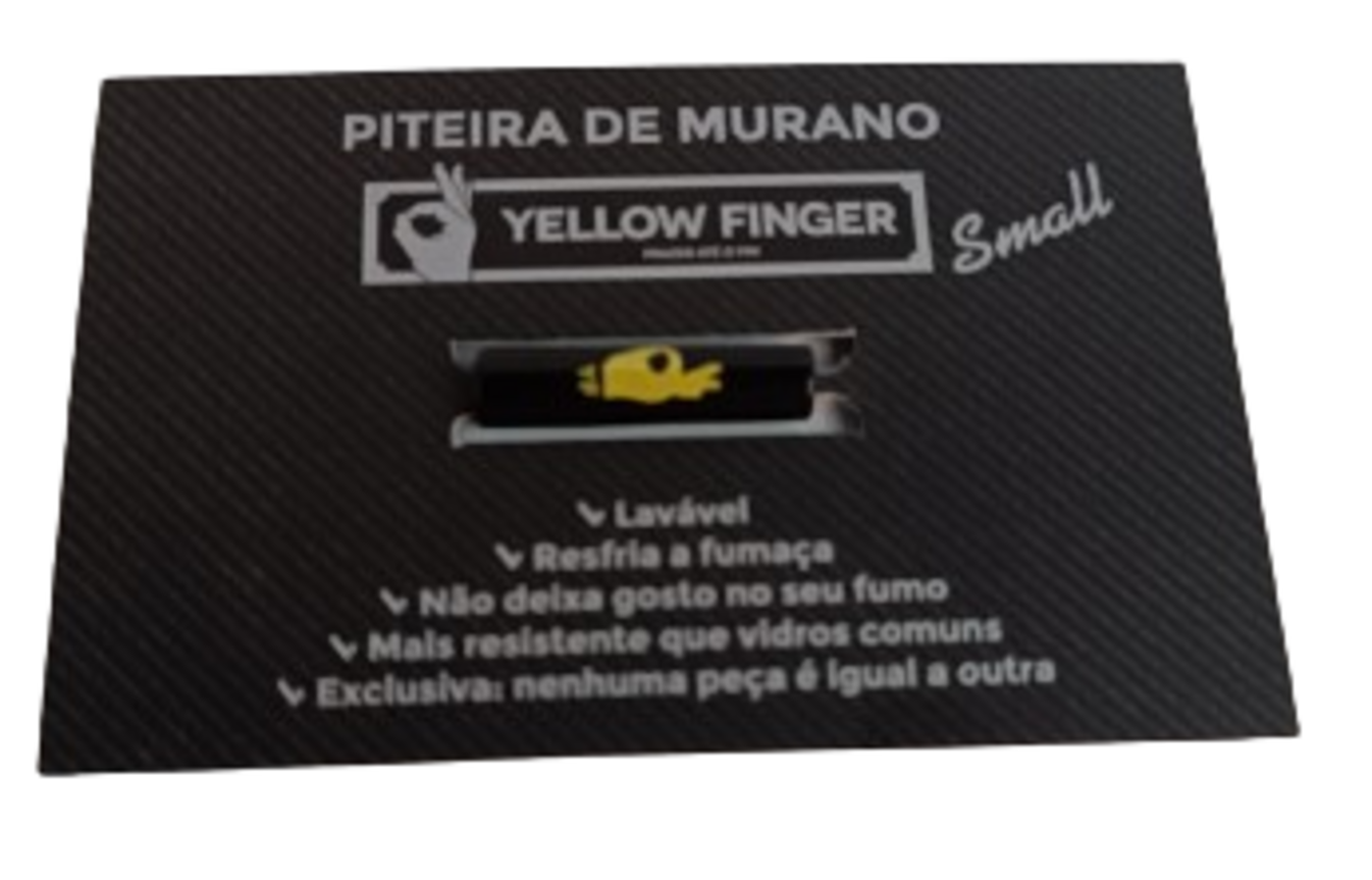 Piteira Yellow finger de Murano Small M02